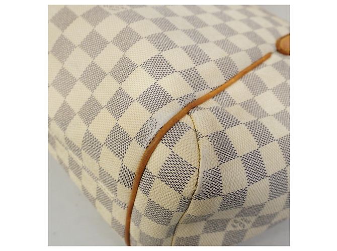 Borsa Tote Louis Vuitton Damier Azur Totally PM Bianco - vista 7