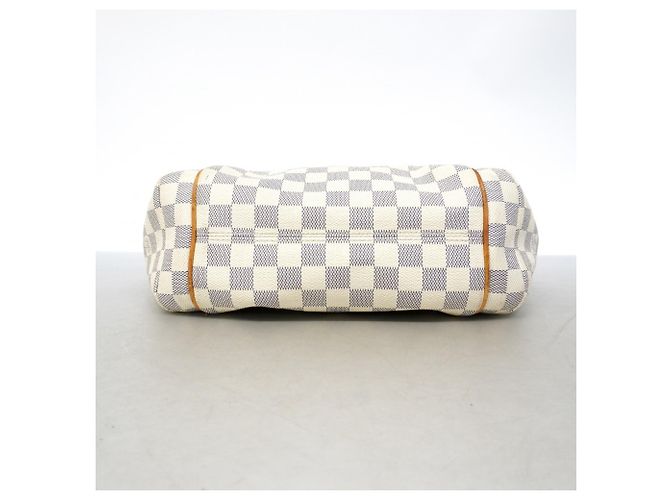 Borsa Tote Louis Vuitton Damier Azur Totally PM Bianco - vista 3