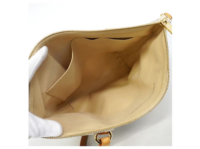 Borsa Tote Louis Vuitton Damier Azur Totally PM Bianco - vista 4