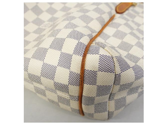 Borsa Tote Louis Vuitton Damier Azur Totally PM Bianco - vista 6