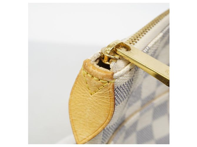 Borsa Tote Louis Vuitton Damier Azur Totally PM Bianco - vista 7
