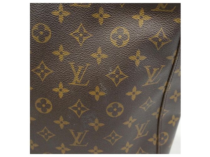 Borsa a Spalla Louis Vuitton Monogram Looping GM Marrone - vista 10