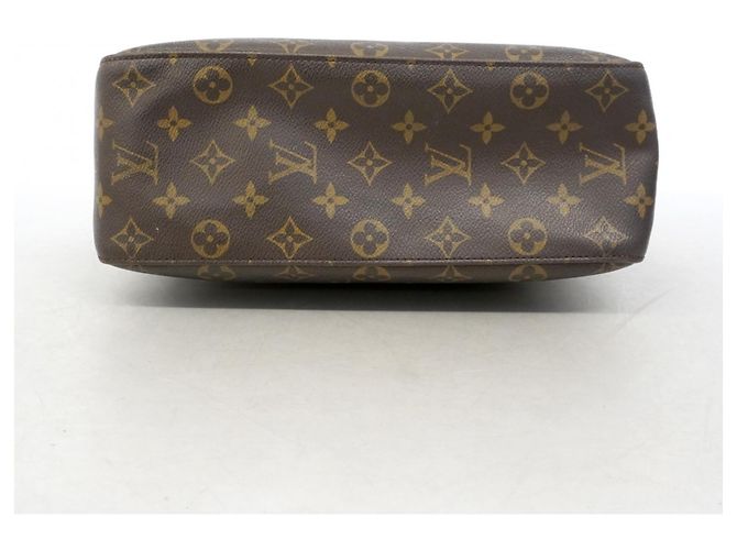 Borsa a Spalla Louis Vuitton Monogram Looping GM Marrone - vista 3