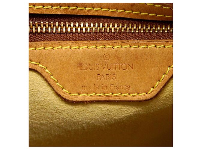 Borsa a Spalla Louis Vuitton Monogram Looping GM Marrone - vista 5