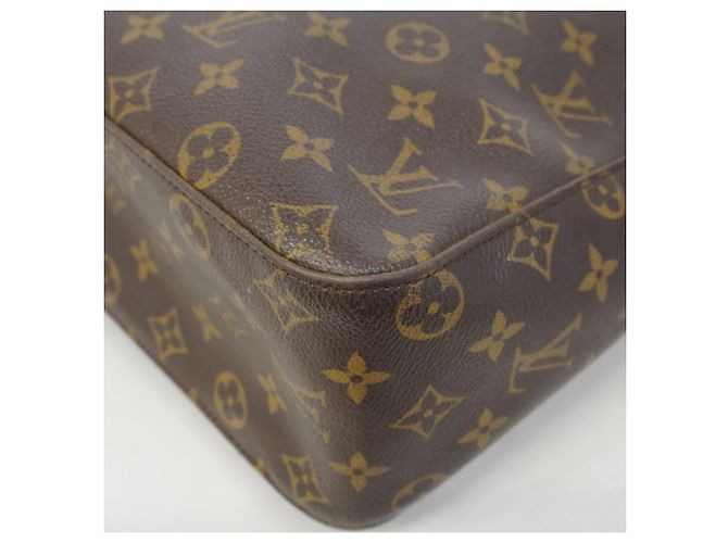 Borsa a Spalla Louis Vuitton Monogram Looping GM Marrone - vista 6