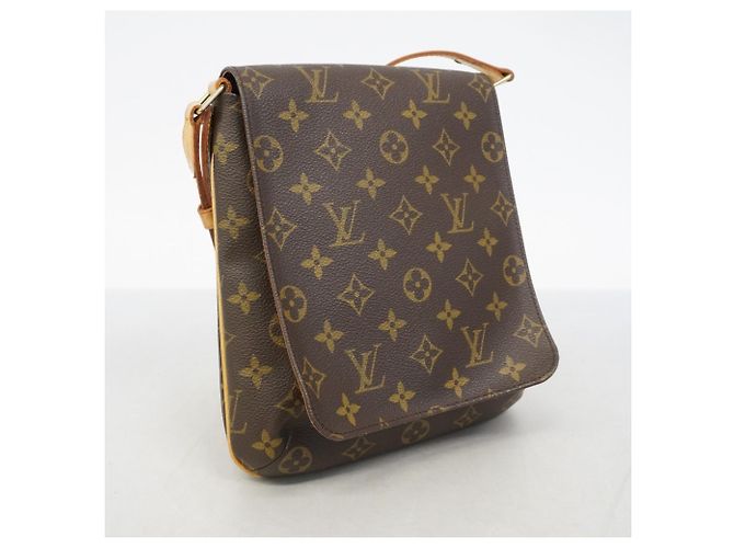 Borsa a Spalla Louis Vuitton Monogram Musette Salsa Marrone - vista 2
