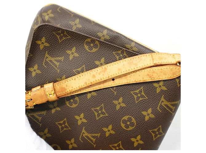 Borsa a Spalla Louis Vuitton Monogram Musette Salsa Marrone - vista 8