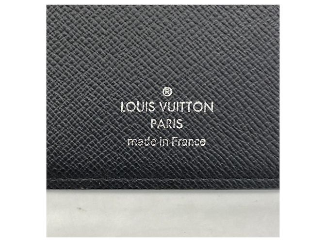 Portafoglio lungo Louis Vuitton Monogram Eclipse Brazza Nero - vista 4