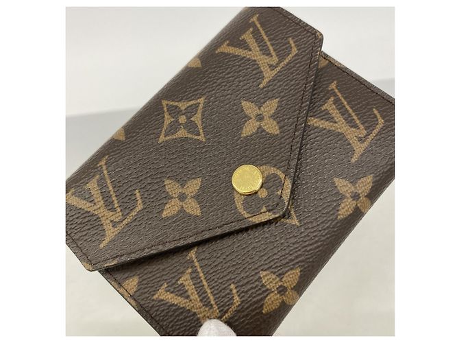 Cartera Tri-fold Louis Vuitton - Marrón Castaño - vista 7