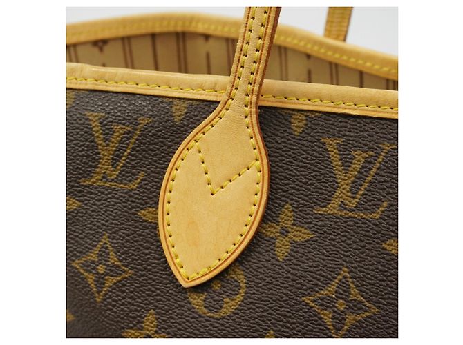 Borsa Tote Louis Vuitton Monogram Neverfull MM Marrone - vista 10