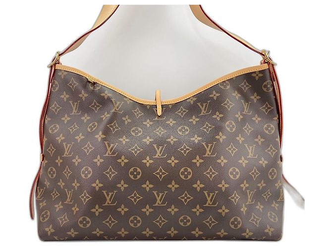 Borsa a tracolla Louis Vuitton Carryall NM MM Marrone - vista 2