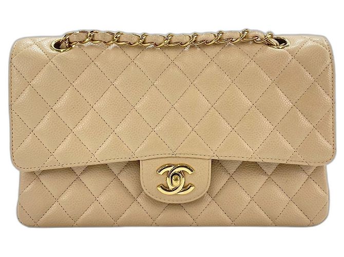 Borsa a tracolla Chanel Matelassé 25 Beige - vista 2