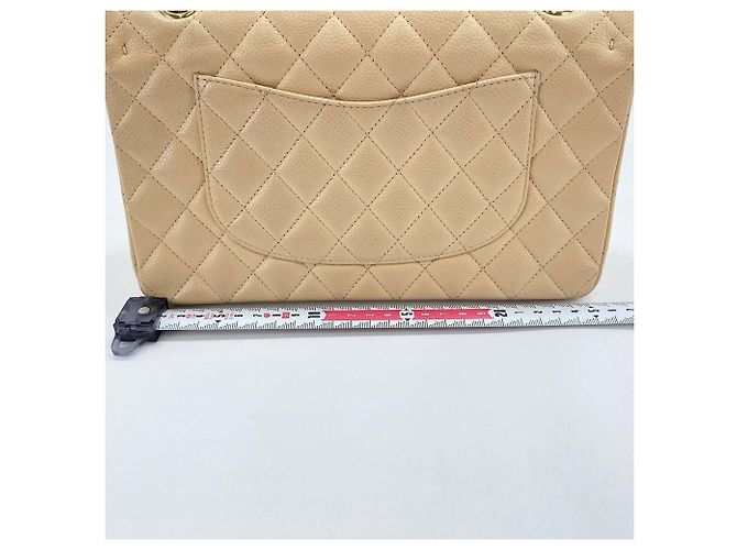 Borsa a tracolla Chanel Matelassé 25 Beige - vista 4