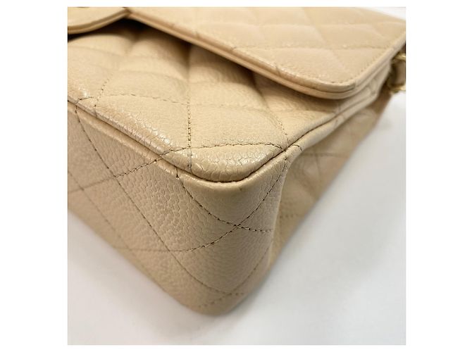Borsa a tracolla Chanel Matelassé 25 Beige - vista 9
