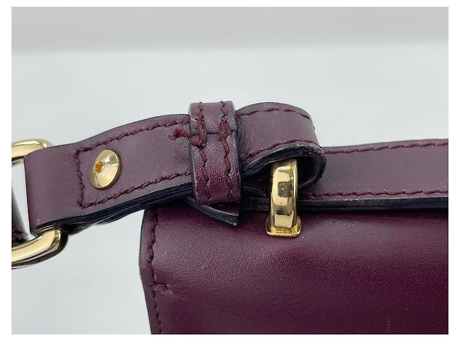 Borsa a tracolla Salvatore Ferragamo Gancini Bordò - vista 16