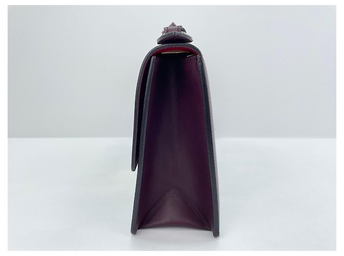 Borsa a tracolla Salvatore Ferragamo Gancini Bordò - vista 3