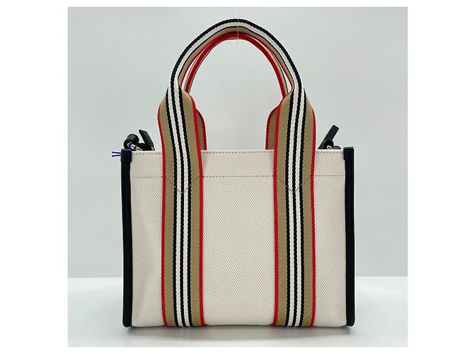 Burberry Canvas Mini 2-Way Tote Bag Mehrfarben - Ansicht 2