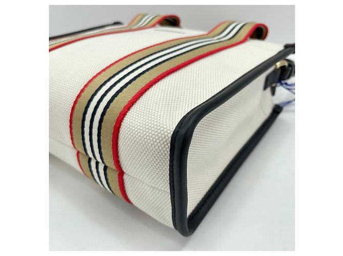 Burberry Canvas Mini 2-Way Tote Bag Mehrfarben - Ansicht 8