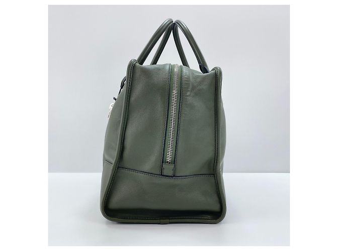 Loewe Amazona 44 Anagram Handbag in Green Leather - view 6