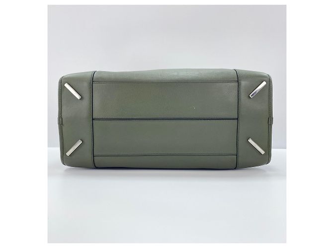 Loewe Amazona 44 Anagram Handbag in Green Leather - view 7