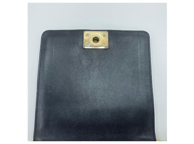 Borsa Chanel Boy in agnello nero - vista 12