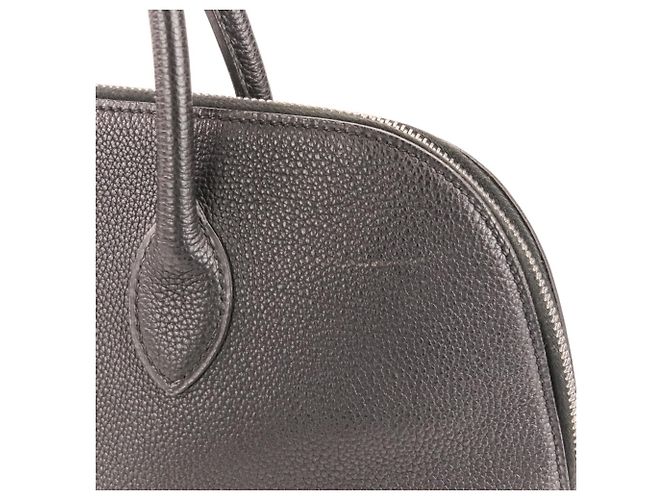 Hermès Hermes Bolide Web 30 Lederhandtasche Schwarz - Ansicht 13