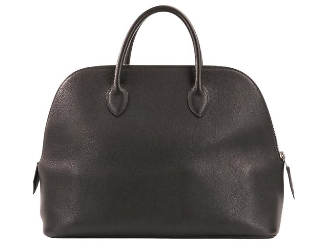 Hermès Hermes Bolide Web 30 Lederhandtasche Schwarz - Ansicht 2