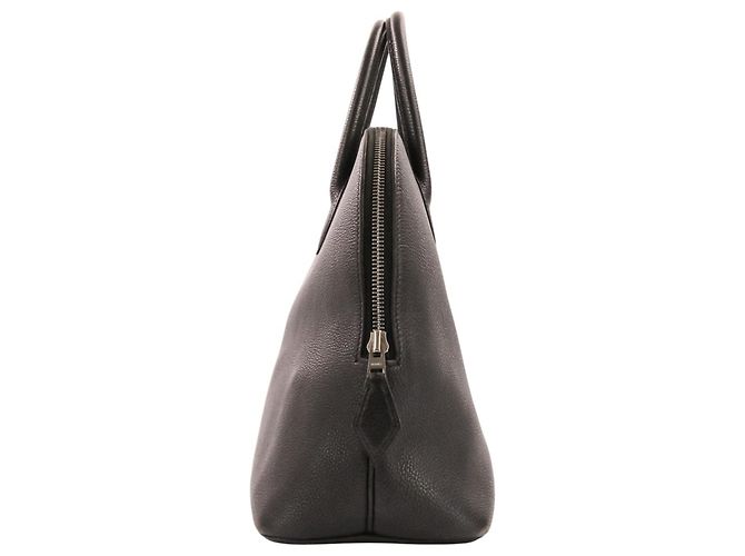 Hermès Hermes Bolide Web 30 Lederhandtasche Schwarz - Ansicht 3