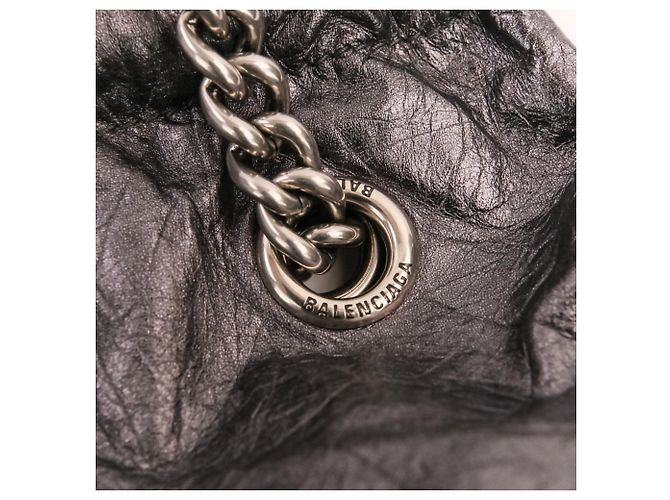Everyday Borsa a tracolla con catena Balenciaga Crush Small Tote Argento - vista 10