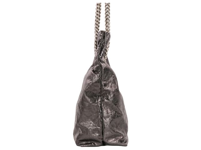 Everyday Borsa a tracolla con catena Balenciaga Crush Small Tote Argento - vista 7