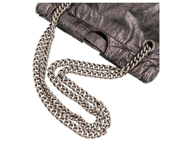 Everyday Borsa a tracolla con catena Balenciaga Crush Small Tote Argento - vista 8