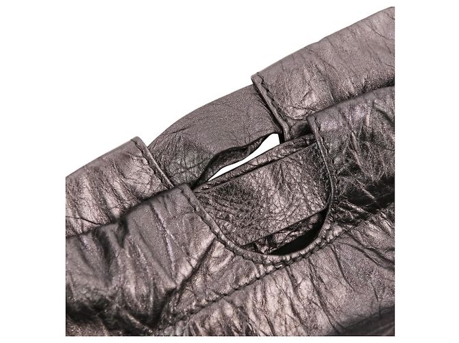 Everyday Borsa a tracolla con catena Balenciaga Crush Small Tote Argento - vista 9