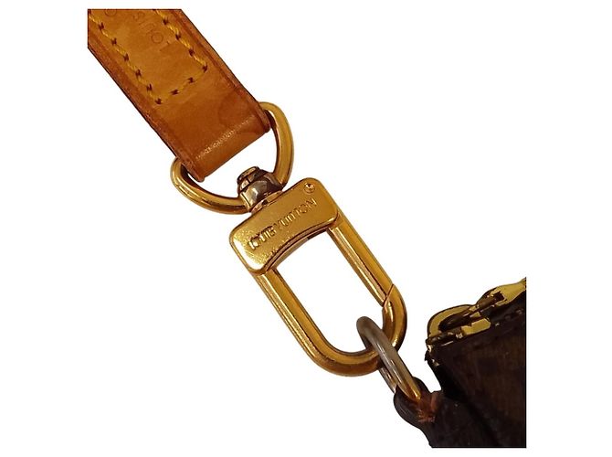 Borsa a tracolla Louis Vuitton Monogram Pochette Marrone Monogramma - vista 8