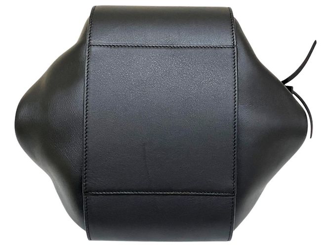 Borsa a tracolla in pelle Loewe Hammock Small Nero - vista 5