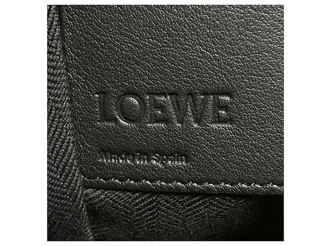 Borsa a tracolla in pelle Loewe Hammock Small Nero - vista 7