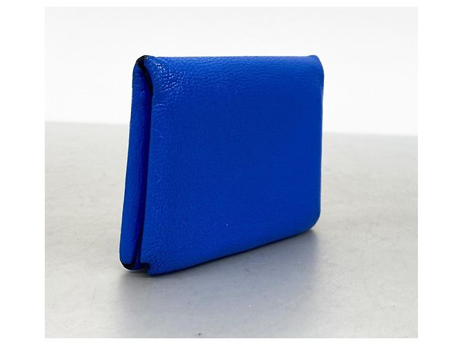 Hermès Tarjetero Hermes Calvi Duo Azul - vista 2