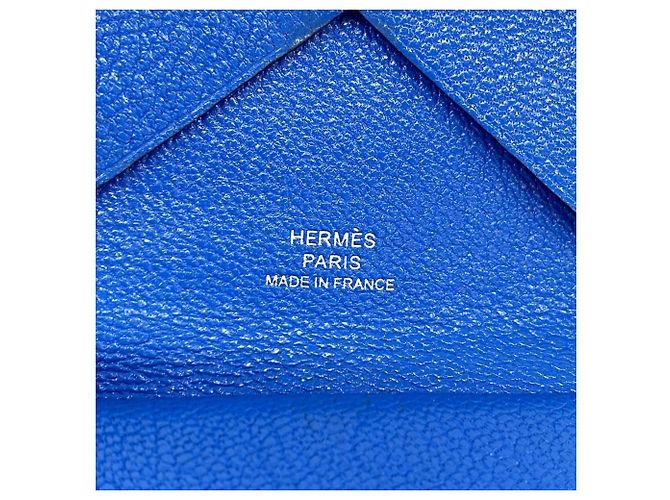 Hermès Tarjetero Hermes Calvi Duo Azul - vista 4