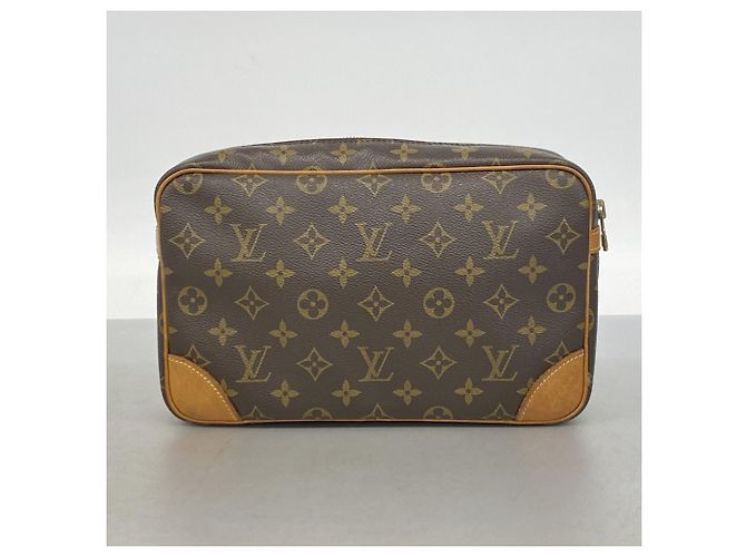 Clutch Louis Vuitton Monogram Compiegne 28 Marrone - vista 9