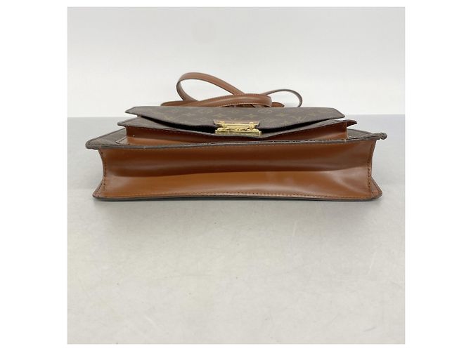 Bolsa Louis Vuitton Monogram Monceau 28 Marrom - vista 3
