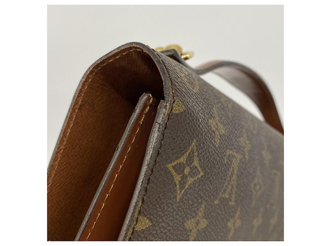 Bolsa Louis Vuitton Monogram Monceau 28 Marrom - vista 8