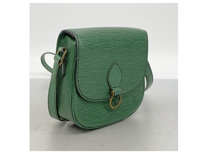 Borsa a tracolla Louis Vuitton Epi Saint Cloud in verde Borneo - vista 2