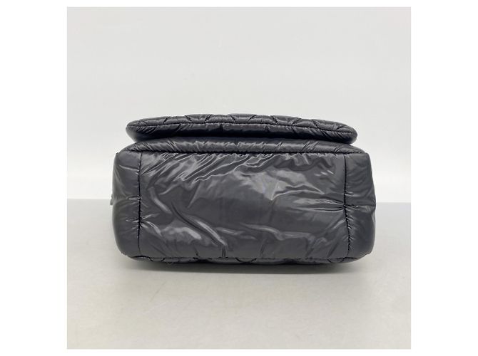 Borsa a Spalla Chanel Coco Cocoon Nylon Nero - vista 3
