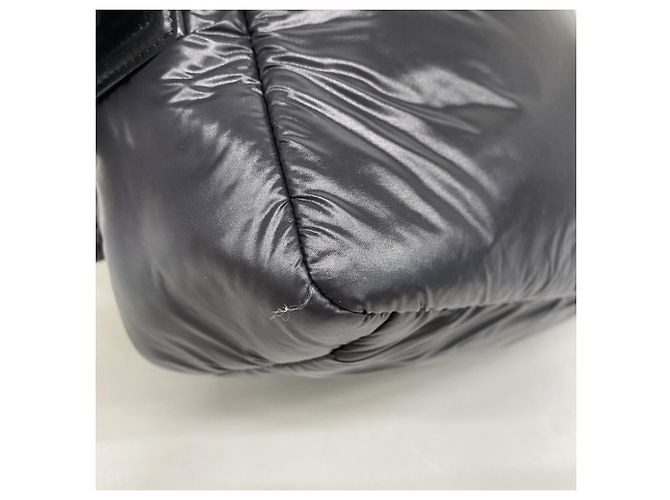 Borsa a Spalla Chanel Coco Cocoon Nylon Nero - vista 7
