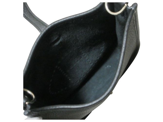 Hermès Borsa a tracolla Hermes Evelyne TPM Nero - vista 13