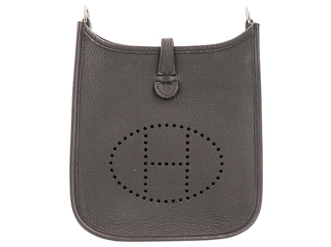 Hermès Borsa a tracolla Hermes Evelyne TPM Nero - vista 2