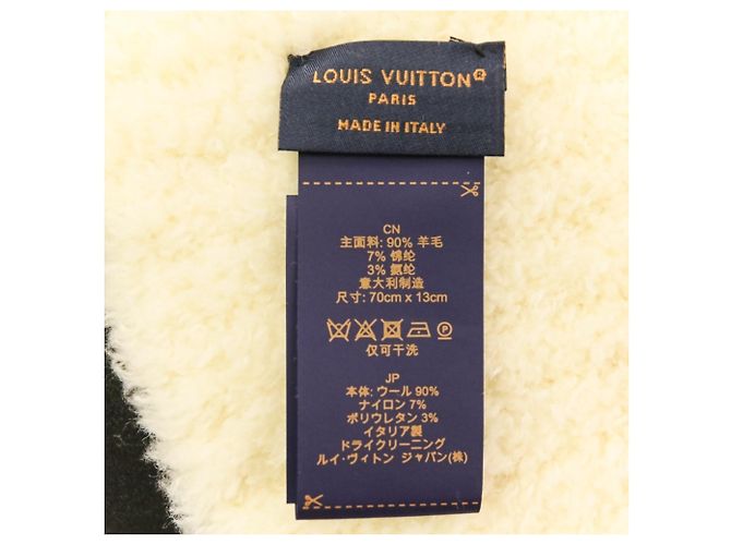 Louis Vuitton Mini Confi S Ivory Strickschal Roh - Ansicht 9