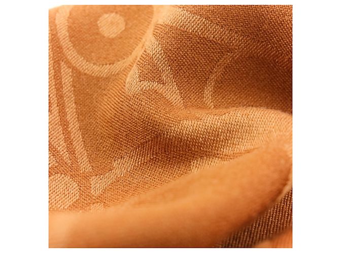 Hermès Stola grande in cashmere e seta New Libris Hermes Cammello - vista 6
