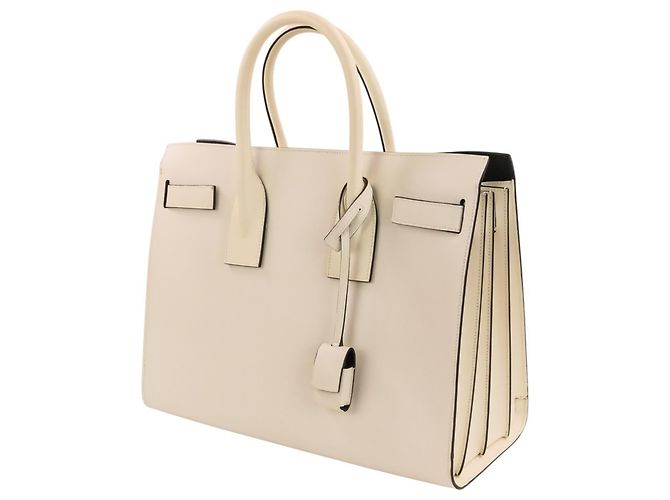 Yves Saint Laurent Sac de Jour Small 2-way Shoulder Tote Bag Crudo - vista 8