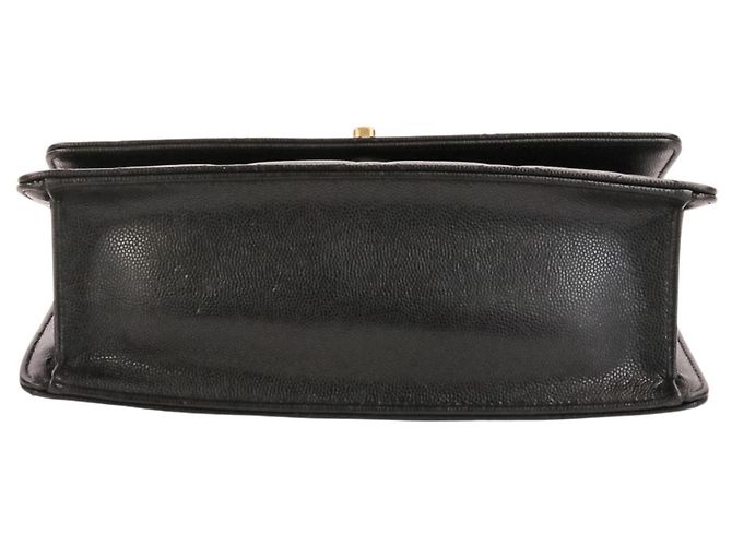 Timeless Borsa a tracolla Chanel Coco Mark Matelassé Caviar Skin Small Flap Chain Nero - vista 5