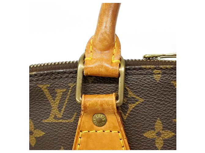 Borsa Louis Vuitton Alma Monogram M51130 Marrone - vista 8